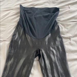 SPANX Mama Faux Leather Leggings Maternity wear